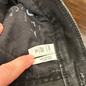 Loft High Waist Straight Crop